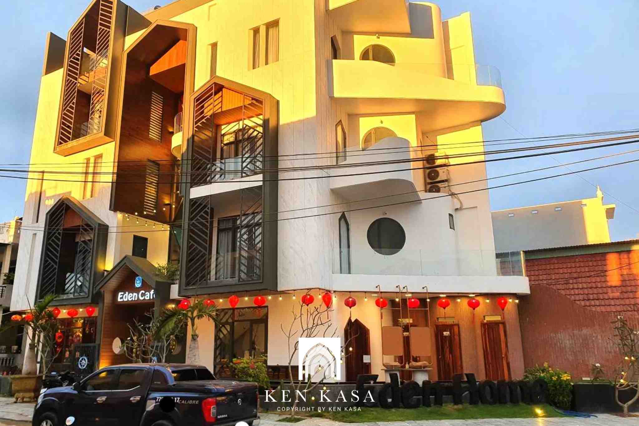 Mẫu nhà homestay trong phố Eden home